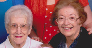 Hilda and Claudia Mathews