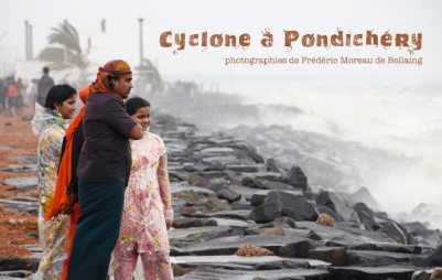 Cyclone à Pondichéry