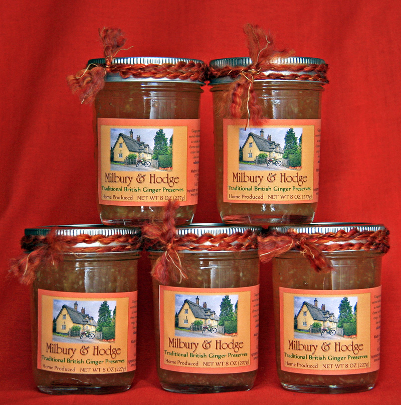 5 Jars of preserves