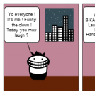 Funny the clown !