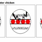 Easter egg to an Easter chicken
