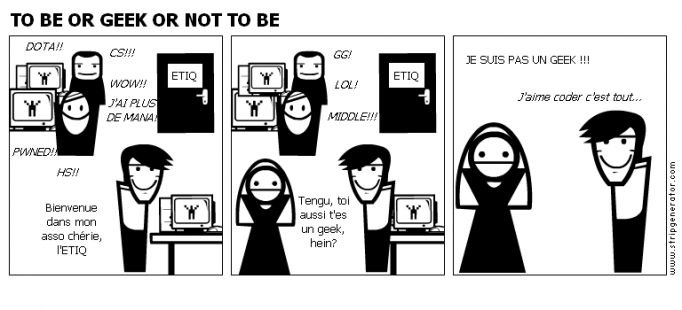 TO BE OR GEEK OR NOT TO BE