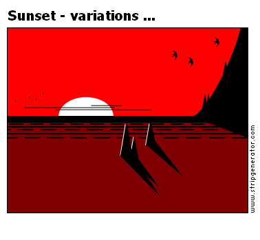 Sunset - variations ...