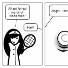 Nurse & Ninja: ninja tennis
