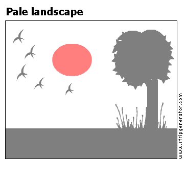 Pale landscape