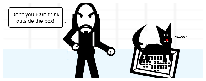 Cartoon: Thinking outside the box