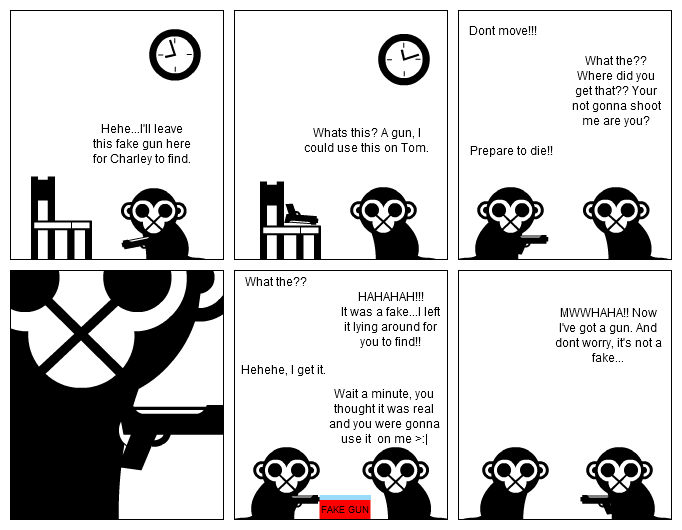 -The Two Monkeys- Gun or Fake?