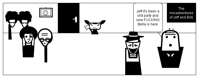 jeff and bob go to a party