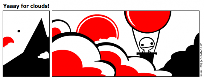 Yaaay for clouds!