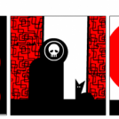 Le rouge et le noir.