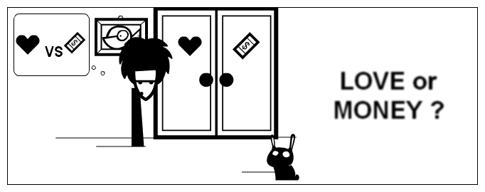 love vs money