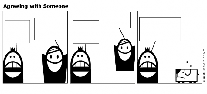 Agreeing with Someone