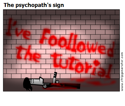 The psychopath's sign