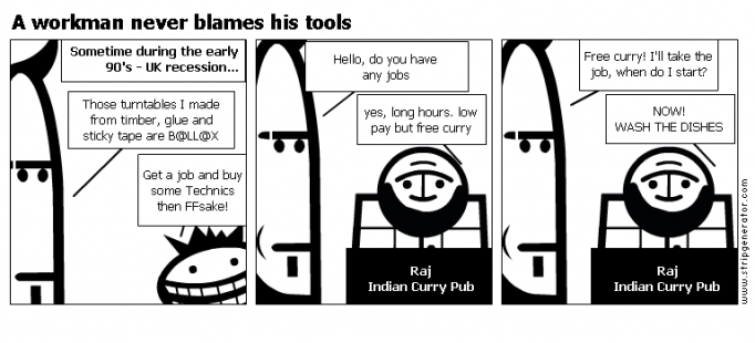 A workman never blames his tools