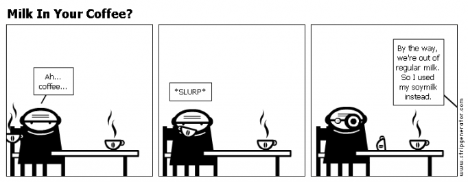 Milk In Your Coffee?