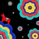 Christmas swirls
