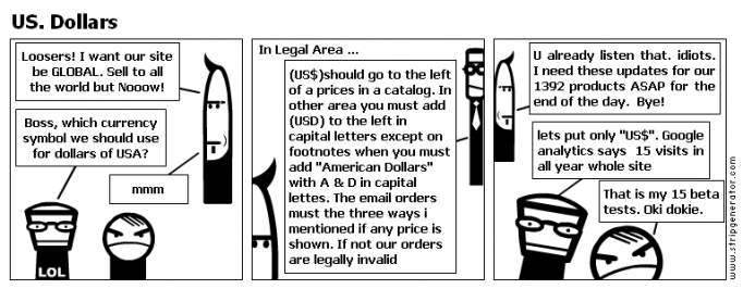 US. Dollars