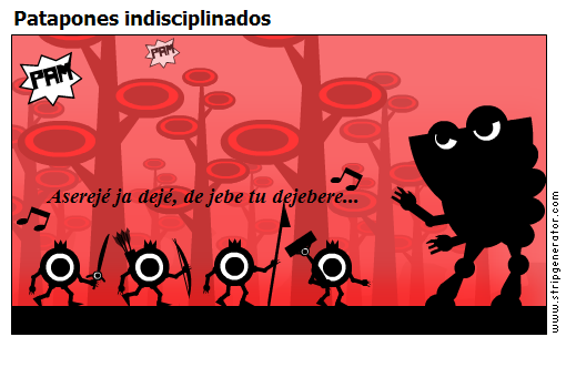 Patapones indisciplinados