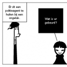 Huilende politieman