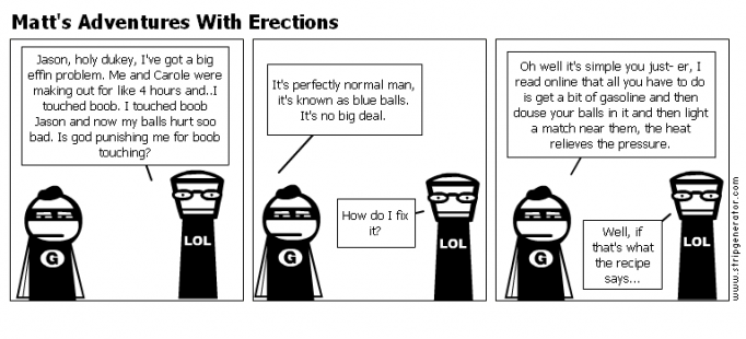 Matt's Adventures With Erections