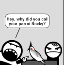 Don't ask, Rocky