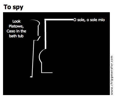 To spy