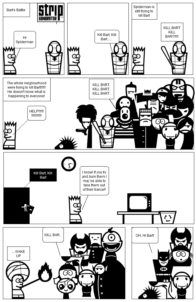 Bart's Battle