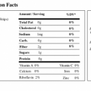 StripGenerator Nutrition Facts