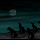 Howling at a hidden moon