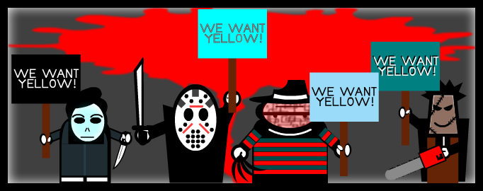 Yellow gold or blood-red ?