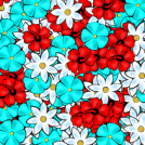 flowers rain