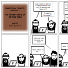 A comic strip writer inside a comic strip??
