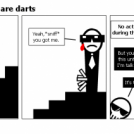I promise those are darts