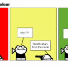 Gratuatous use of colour