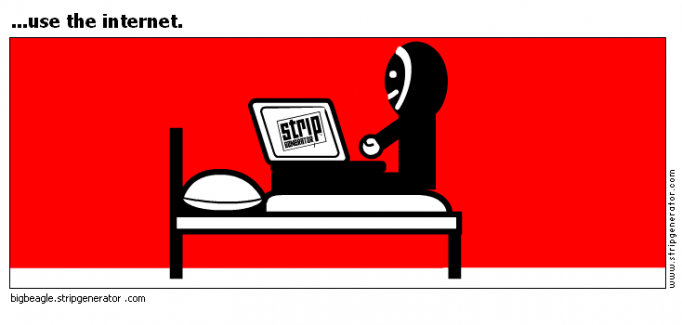 ...use the internet.
