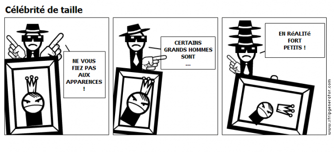 Célébrité de taille
