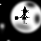 The moon and her friend