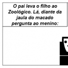 Pai e Filho no Zoológico