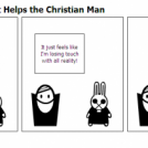Father Peter Rabbit Helps the Christian Man