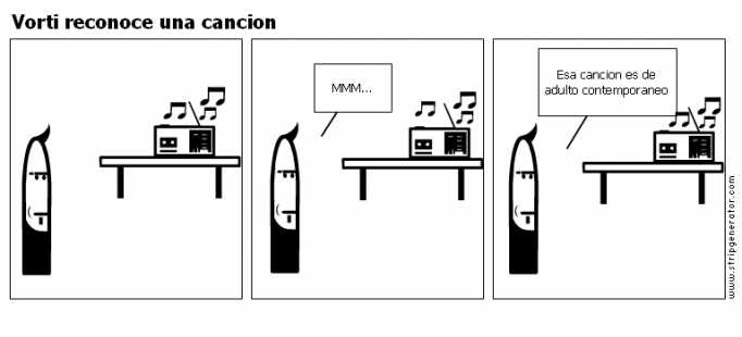 Vorti reconoce una cancion