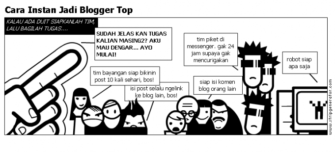 Cara Instan Jadi Blogger Top