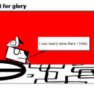 tony interrupted art for glory