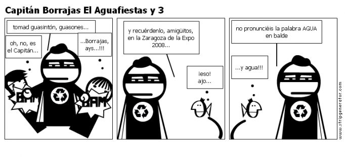 Capitán Borrajas El Aguafiestas y 3