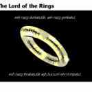 The Lord of the Rings