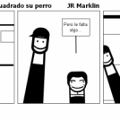 El Largo, el Peque y Cuadrado su perro