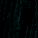 Digital rain falls...