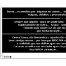 opinião alheia