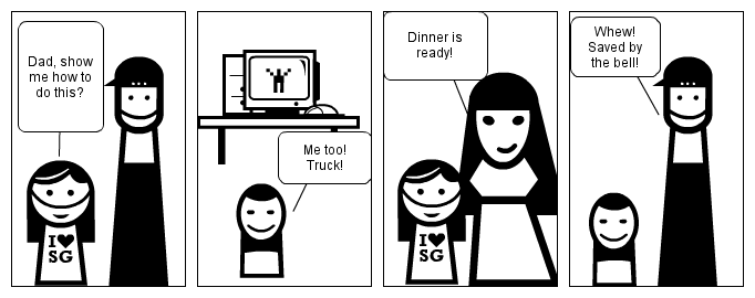 Dad Show Me How to Make a Comic