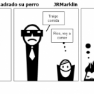 El Largo, el Peque y Cuadrado su perro