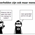 Superhelden zijn ook maar mensen